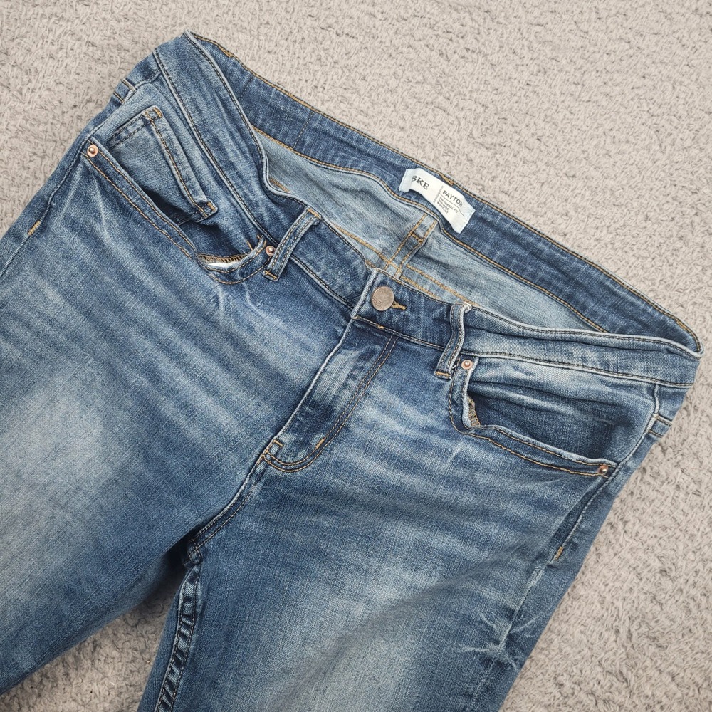 BKE Denim Payton Mid Rise Bootcut Jeans Women's Size 32x29.5‎ Blue Wash